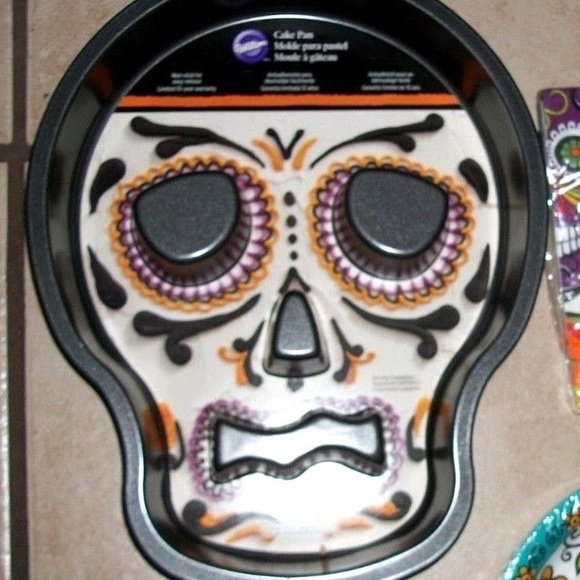 Wilton Kitchen Halloween Wilton Skull Cake Pan Sugar Skull Day Of